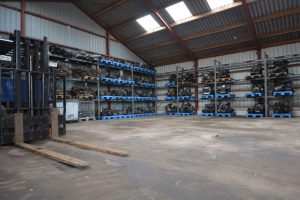 Magazijn grootmateriaal Magazijn grootmateriaal